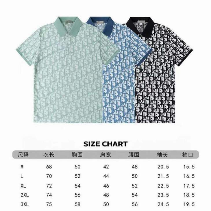Dior Polo Shirts Short _SKUDiorM-3XL8qx48528492